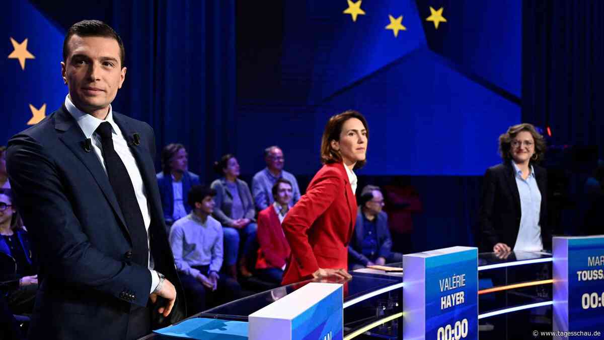 EU-Wahlkampf in Frankreich: Macrons Partei im Zangengriff