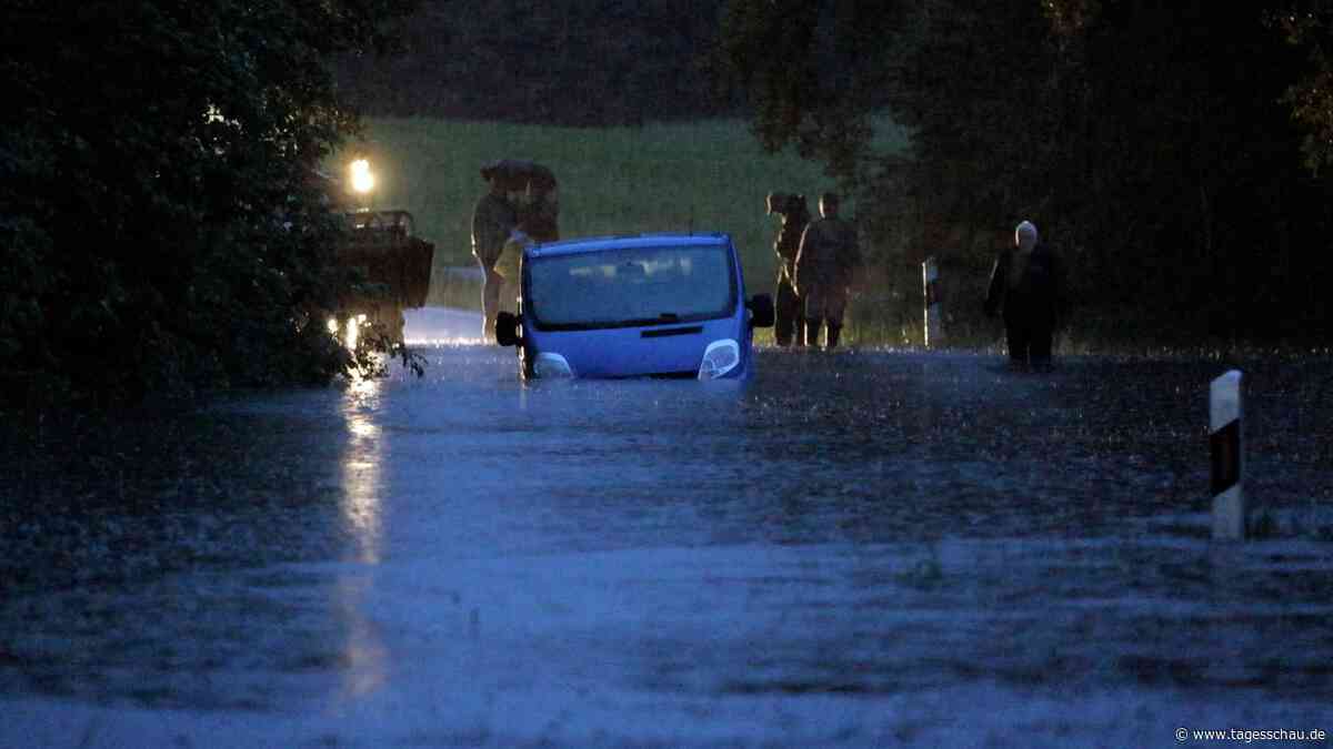 Überschwemmungen in Süddeutschland befürchtet