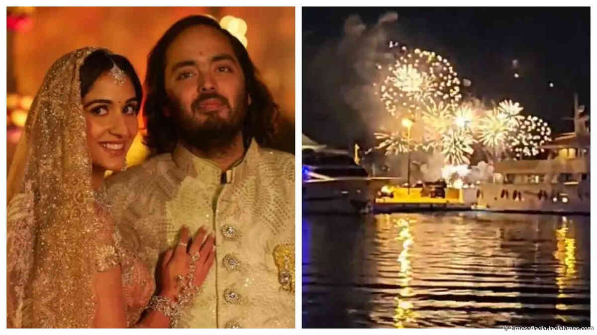 Anant-Radhika light up Cannes sky with firework display