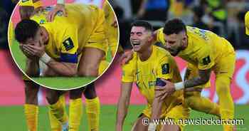 Cristiano Ronaldo in tranen: Portugees grijpt opnieuw naast prijs in Saoedi-Arabië