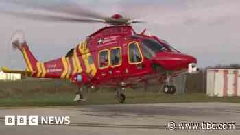 Motorcyclist airlifted to hospital in Cornwall