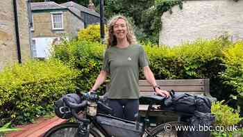The woman cycling around Britain in memory of her Dad