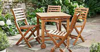 Dunelm knocks £50 off 'superb quality' garden furniture set that easily folds away