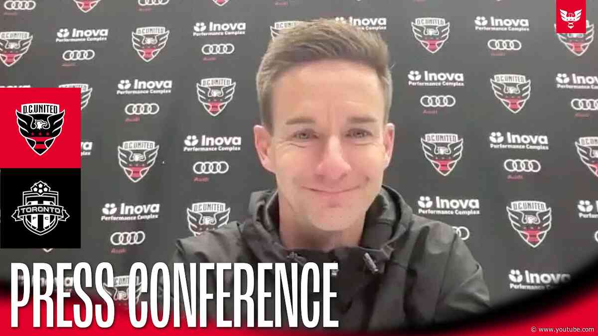 Troy Lesesne Pre-Match Press Conference | D.C. United vs. Toronto FC | MLS 2024