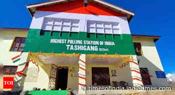 Braving icy heights: Election at world's highest polling station