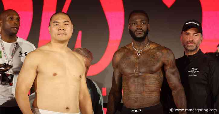 Deontay Wilder vs. Zhilei Zhang start time, fight card, TV schedule, ring walks for boxing 5v5