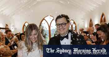 ‘Mr and Mrs Sharaz’: Brittany Higgins weds David Sharaz in Gold Coast ceremony