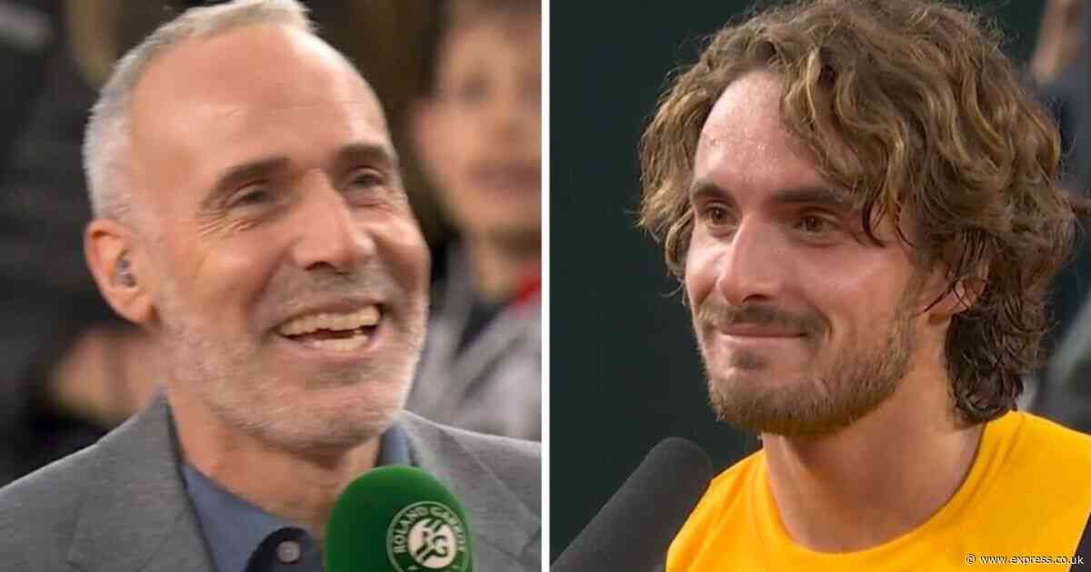 Stefanos Tsitsipas makes French Open interviewer 'emotional' with Paula Badosa remark