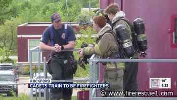 Ill. teens get a hands-on introduction to firefighting