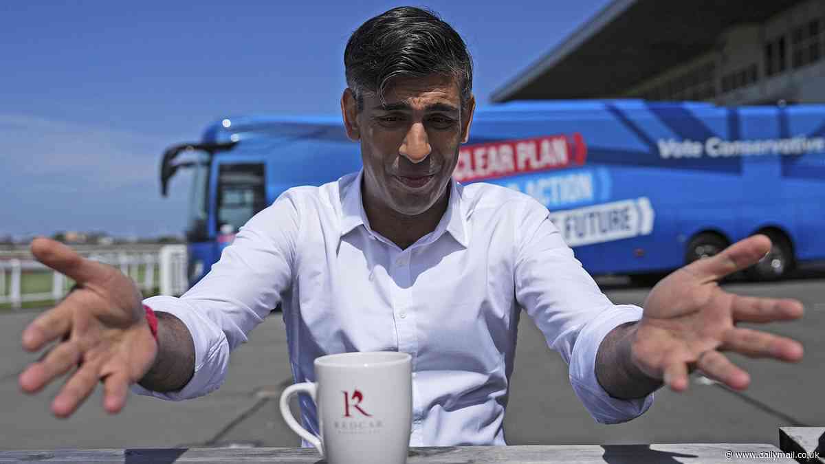Rishi Sunak says he is the only leader 'that's actually got a plan' as he says 30 towns across UK will get £20m each of levelling-up cash
