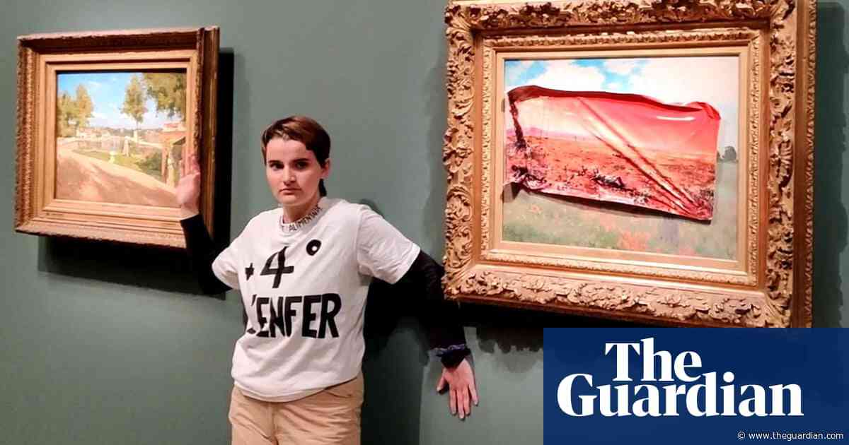 Climate activist defaces Monet painting in Paris