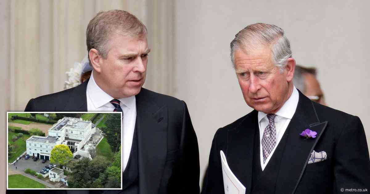 King Charles ‘threatens to cut Prince Andrew off’ if he doesn’t leave royal home