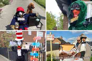 Claudia Winkleman among characters in scarecrow competition