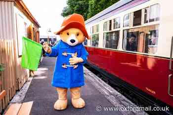 Paddington Bear and Bluey visit Didcot Railway Centre