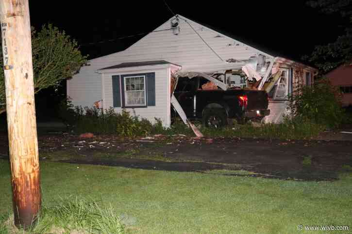 Alleged drunk driver crashes into Wheatfield home, causing significant damage
