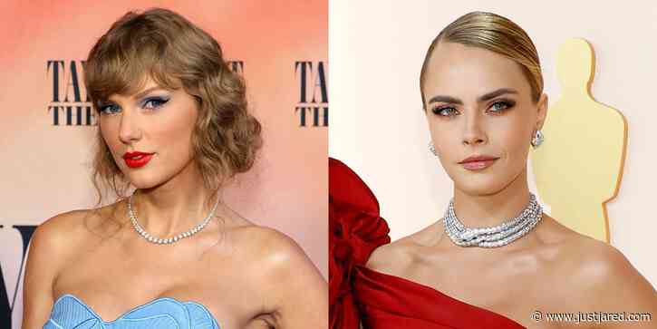 Taylor Swift Supports Cara Delevingne at One of Her Final 'Cabaret' Performance Amid 'Eras Tour'