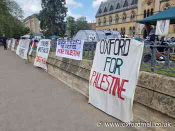 Hundreds participating in Palestine protests in Oxford