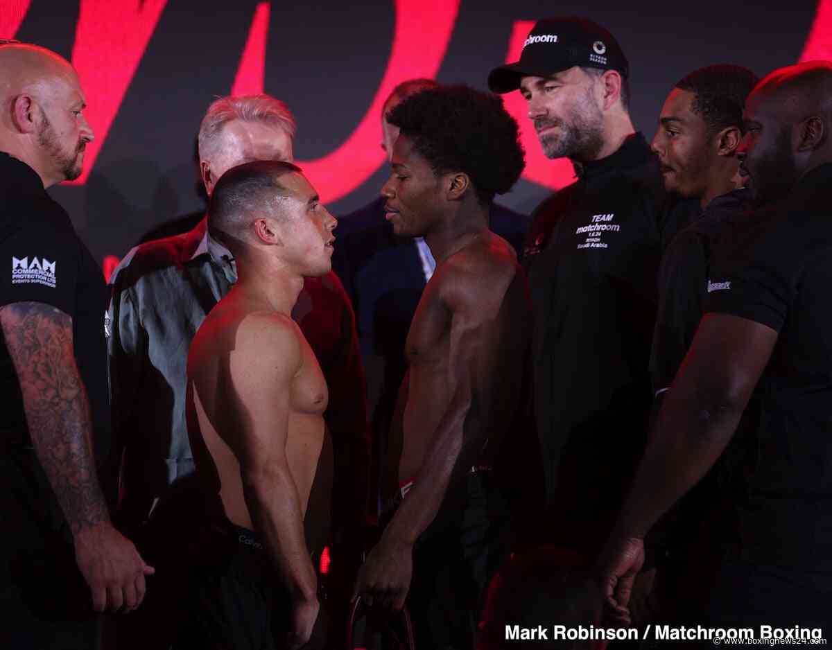 Raymond Ford 125.4 vs. Nick Ball 125.8 – Weigh-in Results For Saturday Night
