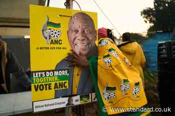 ANC party on course to lose majority in South Africa's election for first time in three decades