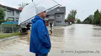 Unwetter-Liveblog: ++ Söder dankt Hochwasser-Helfern ++