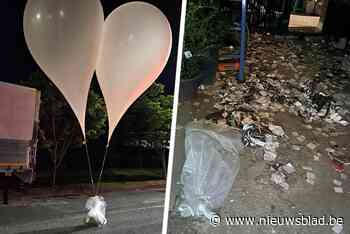 Noord-Korea stuurt opnieuw ballonnen vol afval naar Zuid-Korea