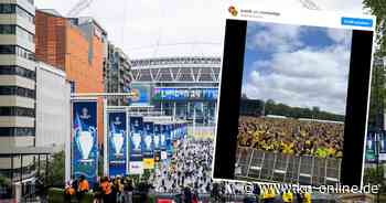 London in Schwarz-Gelb: BVB-Fans haben Innenstadt im Griff