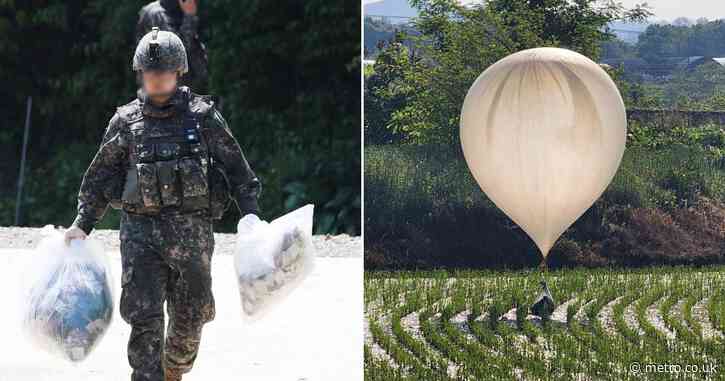 North Korea dumps more excrement-filled balloons on the South