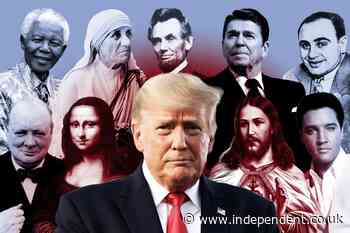 What do Mother Teresa, Al Capone, Elvis and Jesus have in common? Trump has compared himself to all of them