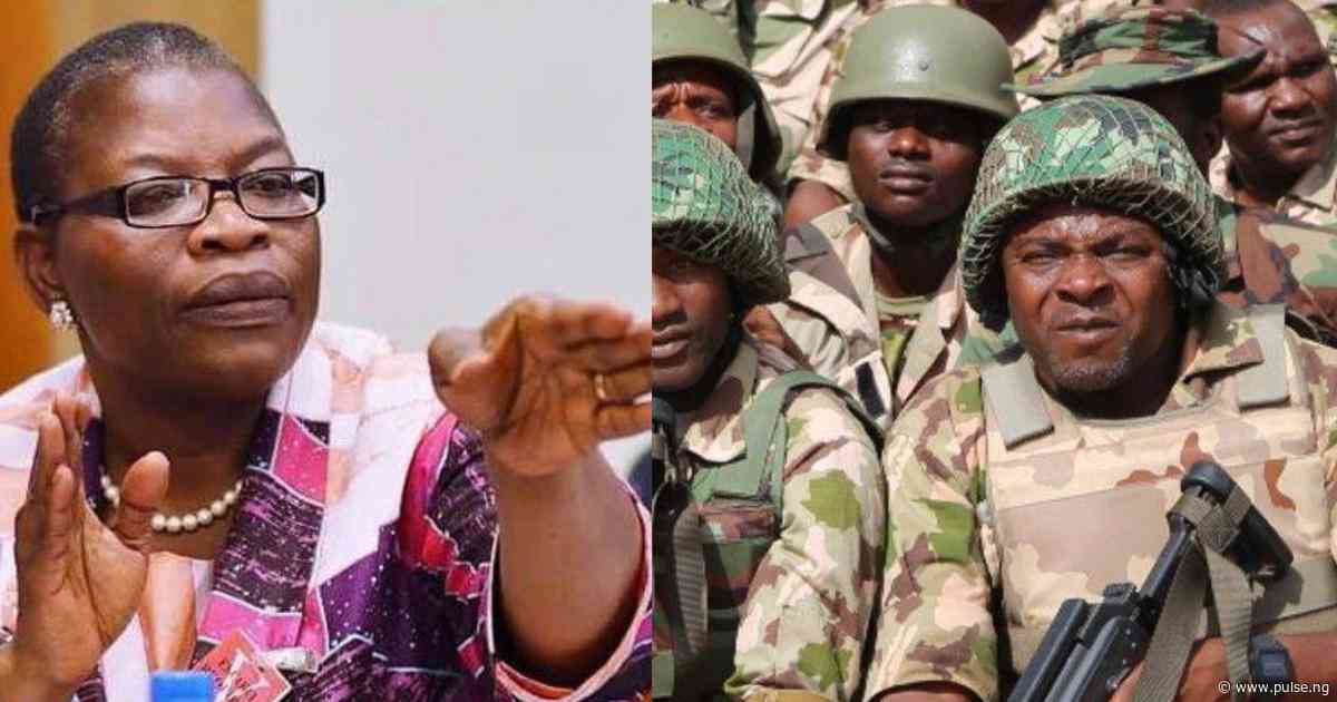 Ezekwesili consoles families of soldiers killed in Aba, knocks military, FG