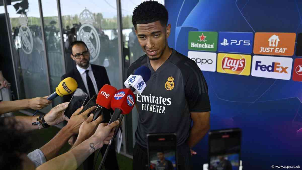 Madrid's Bellingham ready for Champions League final, the biggest game of his life