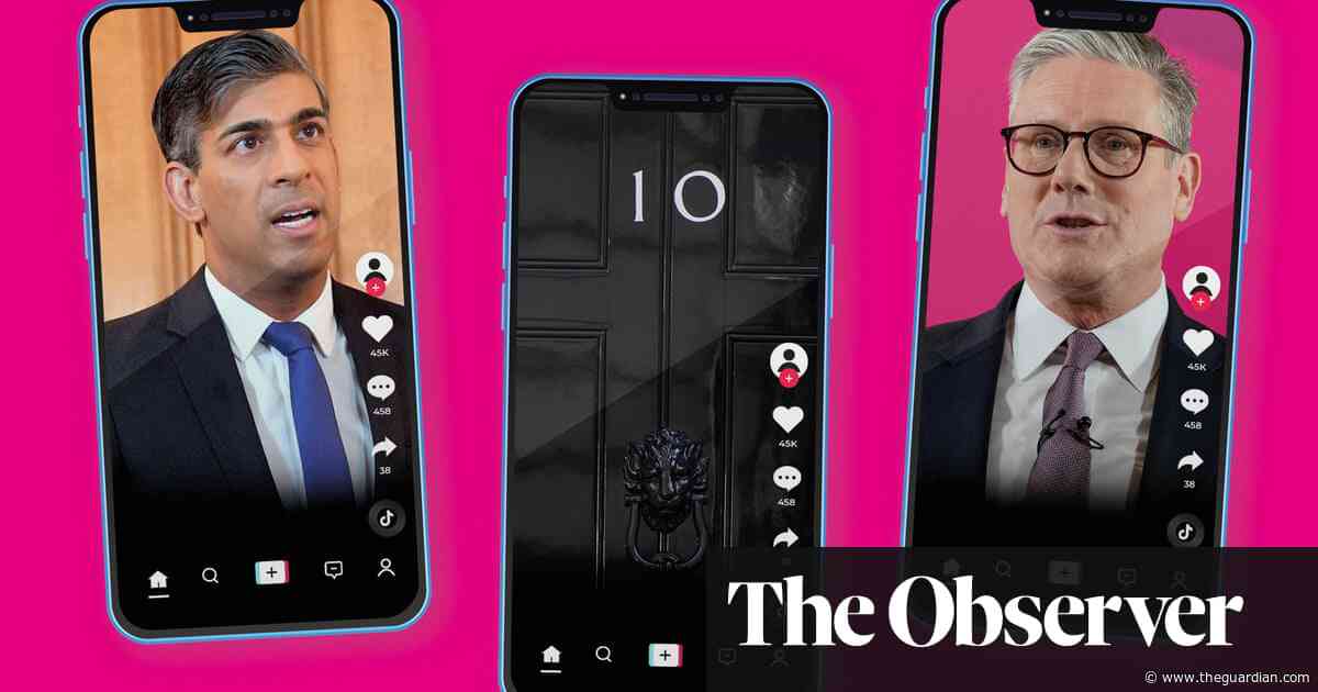‘The first TikTok election’: are Sunak and Starmer’s digital campaigns winning over voters?