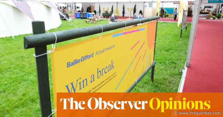 Filthy lucre is everywhere, but book festivals are an easy target for protesters’ fury | Martha Gill