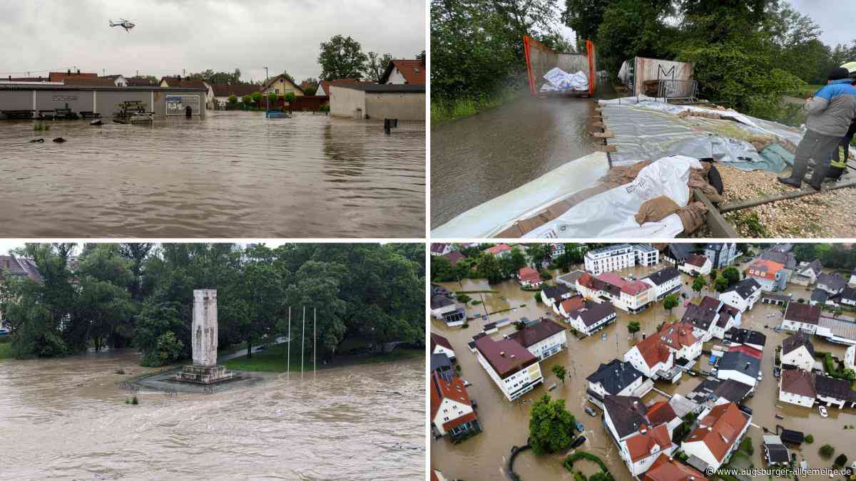 Hochwasser im Kreis Neu-Ulm und Raum Babenhausen: Intensive Nacht steht an