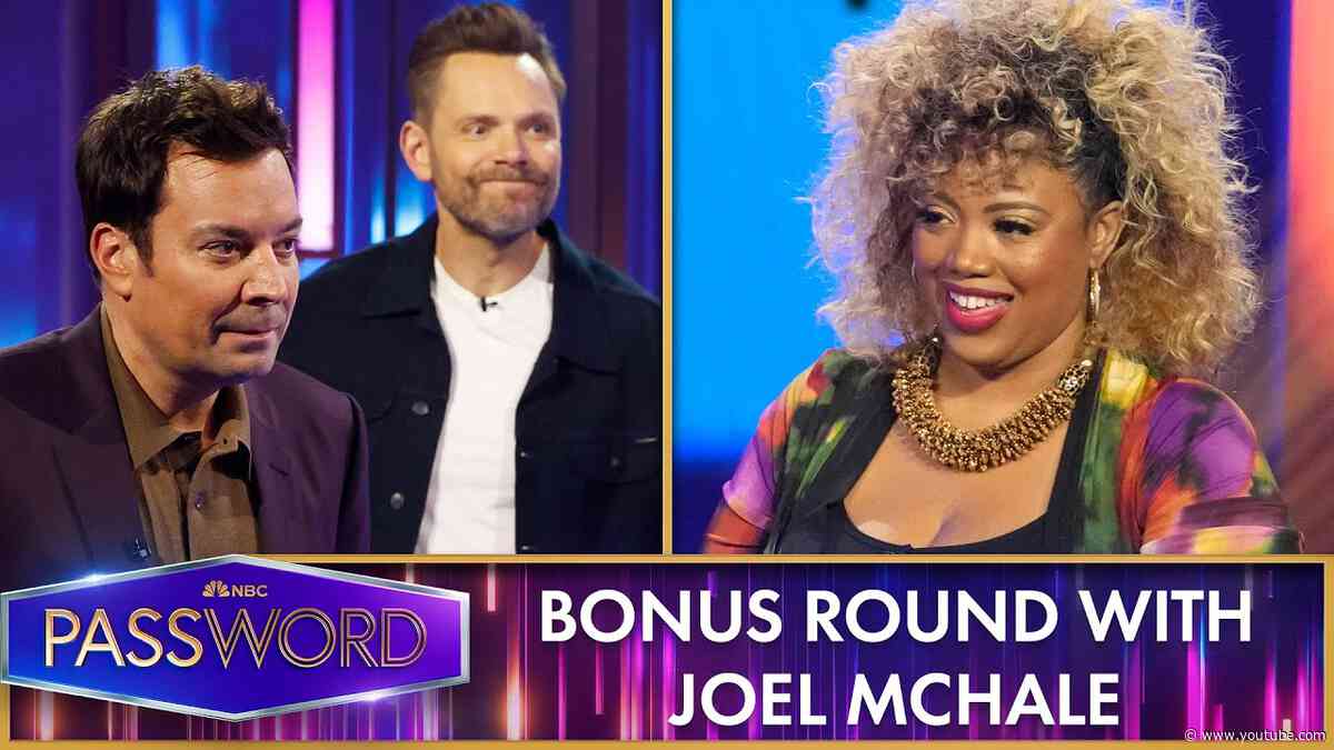 Joel McHale and Jimmy Dominate in a Bonus Round of Password