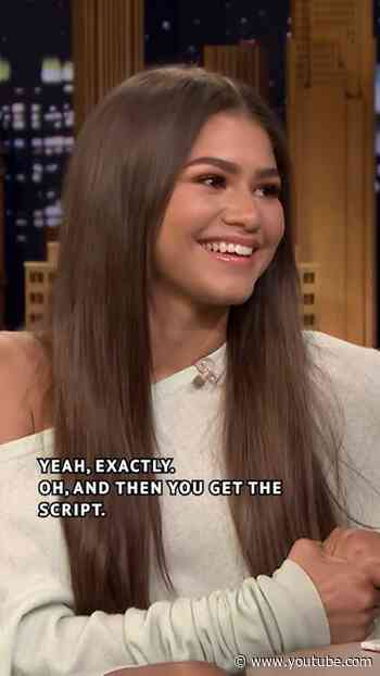 #Zendaya didn’t know she was auditioning for Spider-Man Homecoming! #FallonFlashback