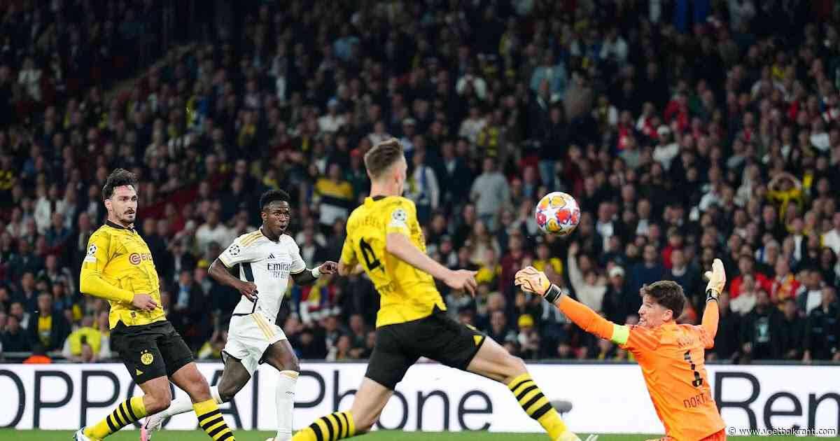 Real Madrid wint met Courtois voor de 15e keer in haar geschiedenis de Champions League, Dortmund zal zich gemiste kansen nog lang beklagen
