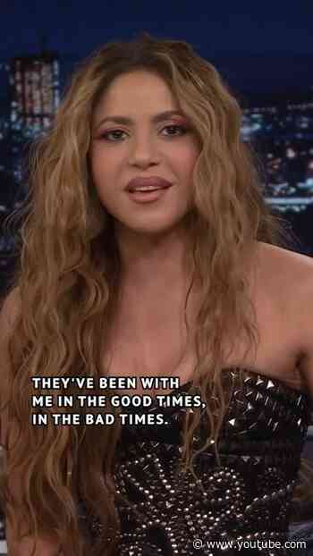 #Shakira talks about her fans & their support throughout the years. #JimmyFallon #FallonFlashback