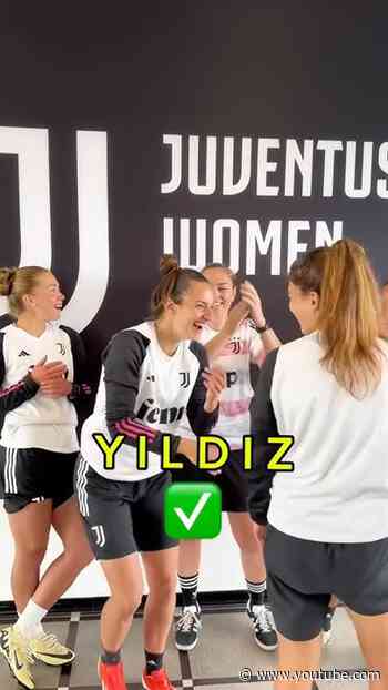 Spelling #challenge with Juventus Women and @skillscrew 🫣