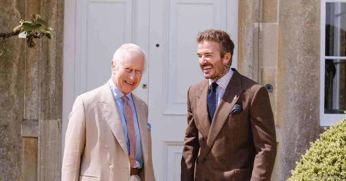 King Charles exchanges beekeeping tips with David Beckham in 'inspiring' Highgrove visit