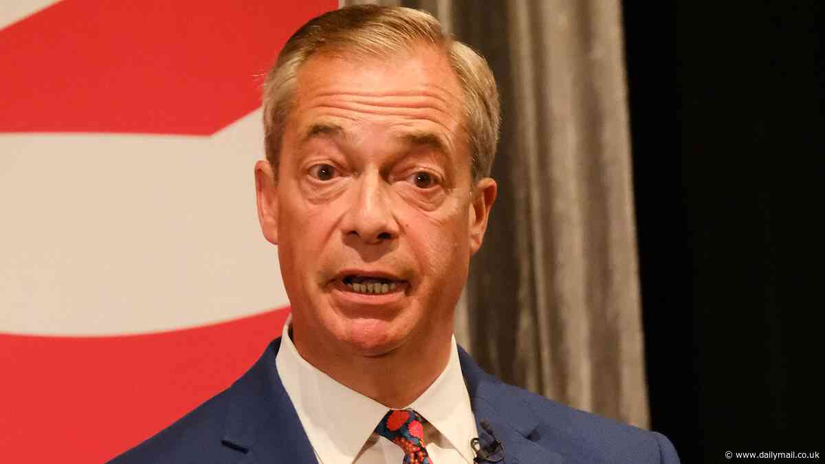 Nigel Farage hints he is planning a 'takeover' of the Tory party after July's election as new poll gives Labour its biggest lead since Liz Truss
