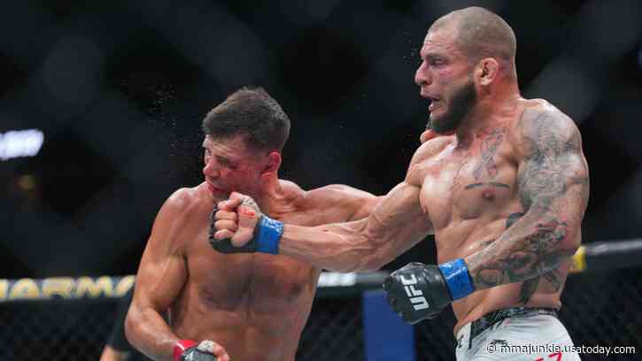 Bassil Hafez def. Mickey Gall at UFC 302: Best photos