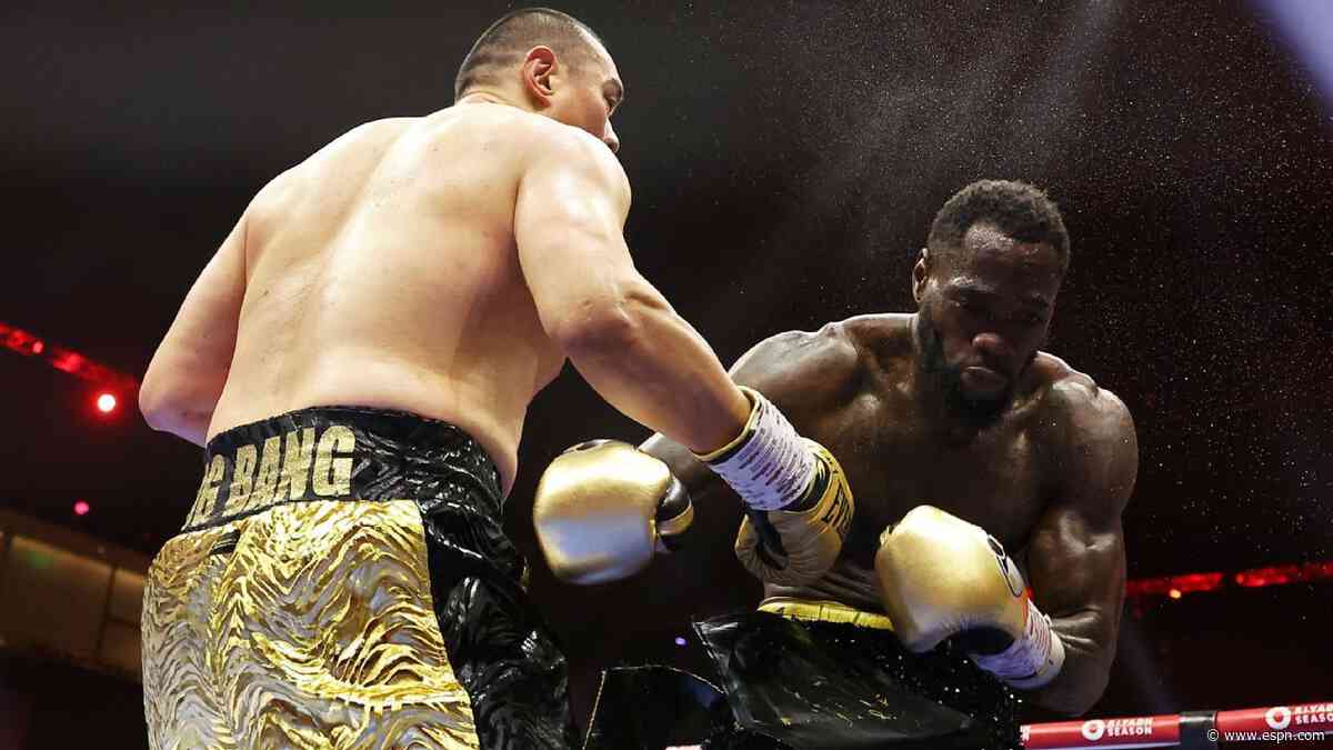 Zhang finishes Wilder in brutal fifth-round TKO