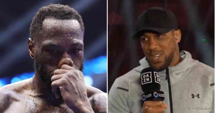 Anthony Joshua gives retirement advice to Deontay Wilder after Zhilei Zhang defeat