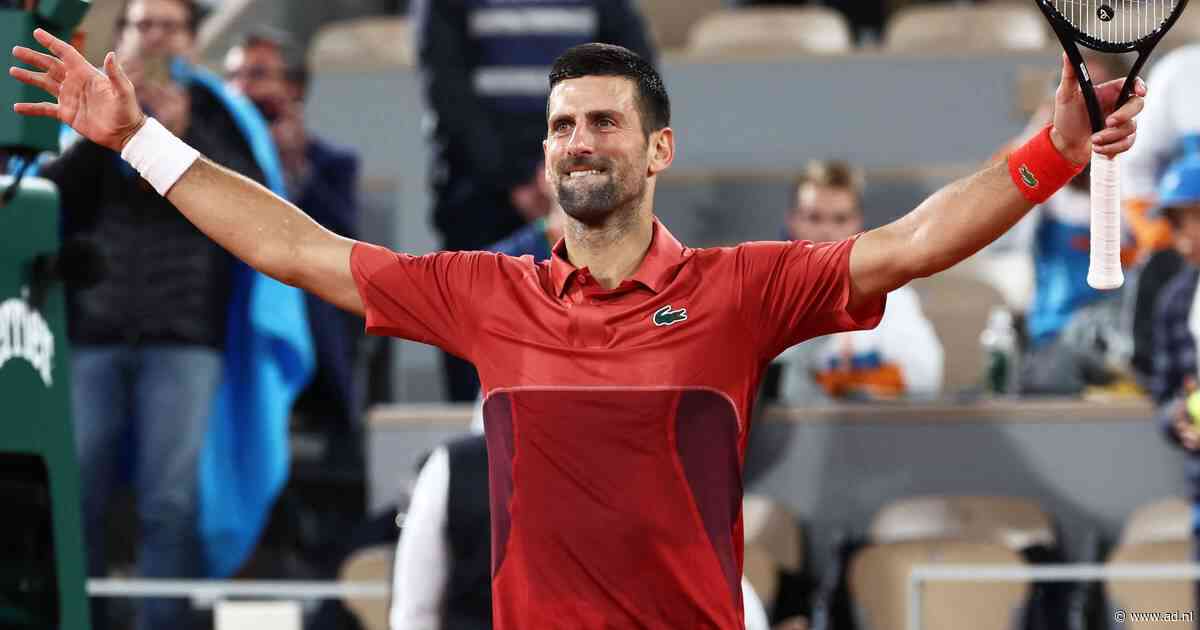 Djokovic ontsnapt in nachtelijke thriller tegen Musetti op Roland Garros