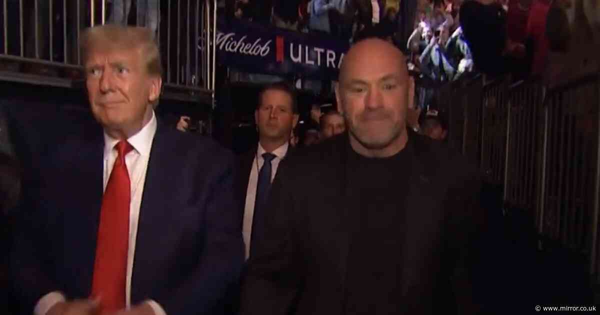 'I watched Donald Trump show his face at UFC 302 after trial - and the reaction was extraordinary'