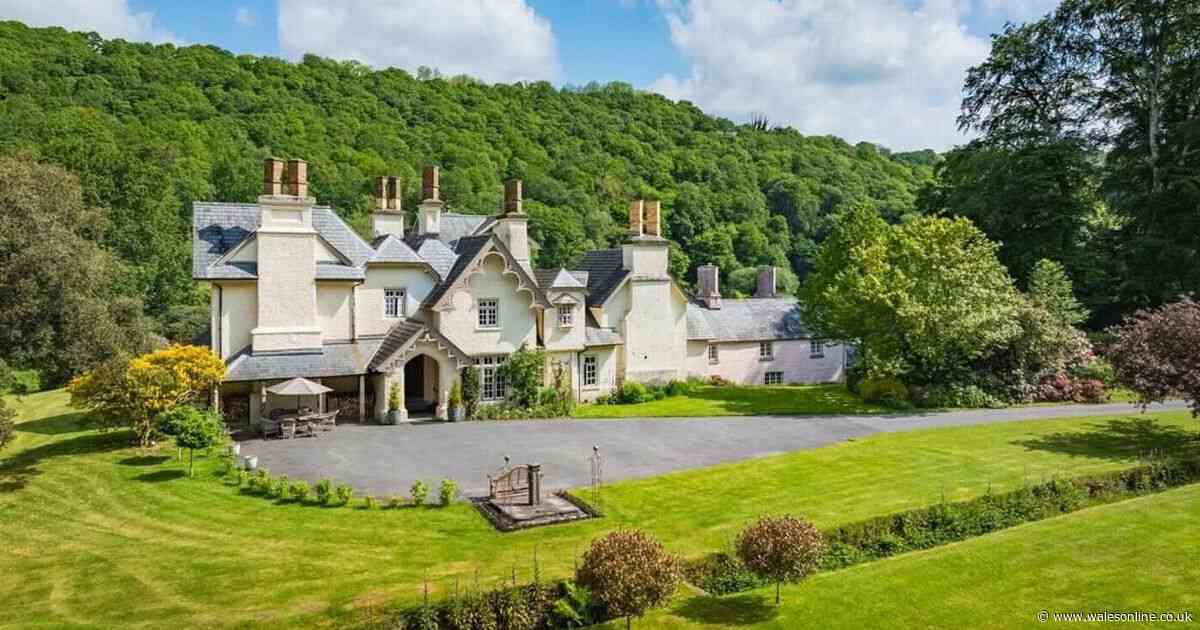 You'd never know this gothic mansion was hiding in an idyllic Welsh valley