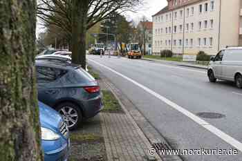 Staugefahr in Warnemünde wegen Bauarbeiten in der Richard-Wagner-Straße