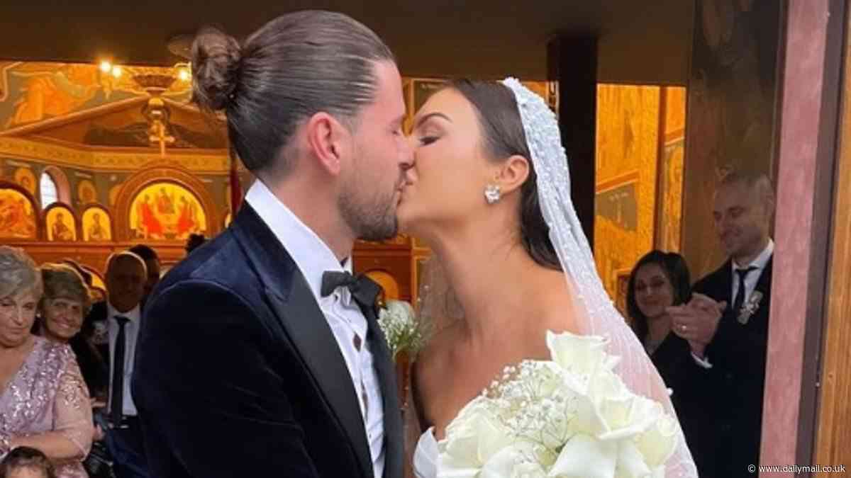 Here comes the bride... again! Married At First Sight's Aleksandra Markovic marries long-time partner Nik Stojanovic in lavish wedding