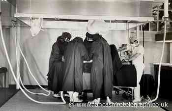 Photo inside the operating theatre at Blackburn Infirmary