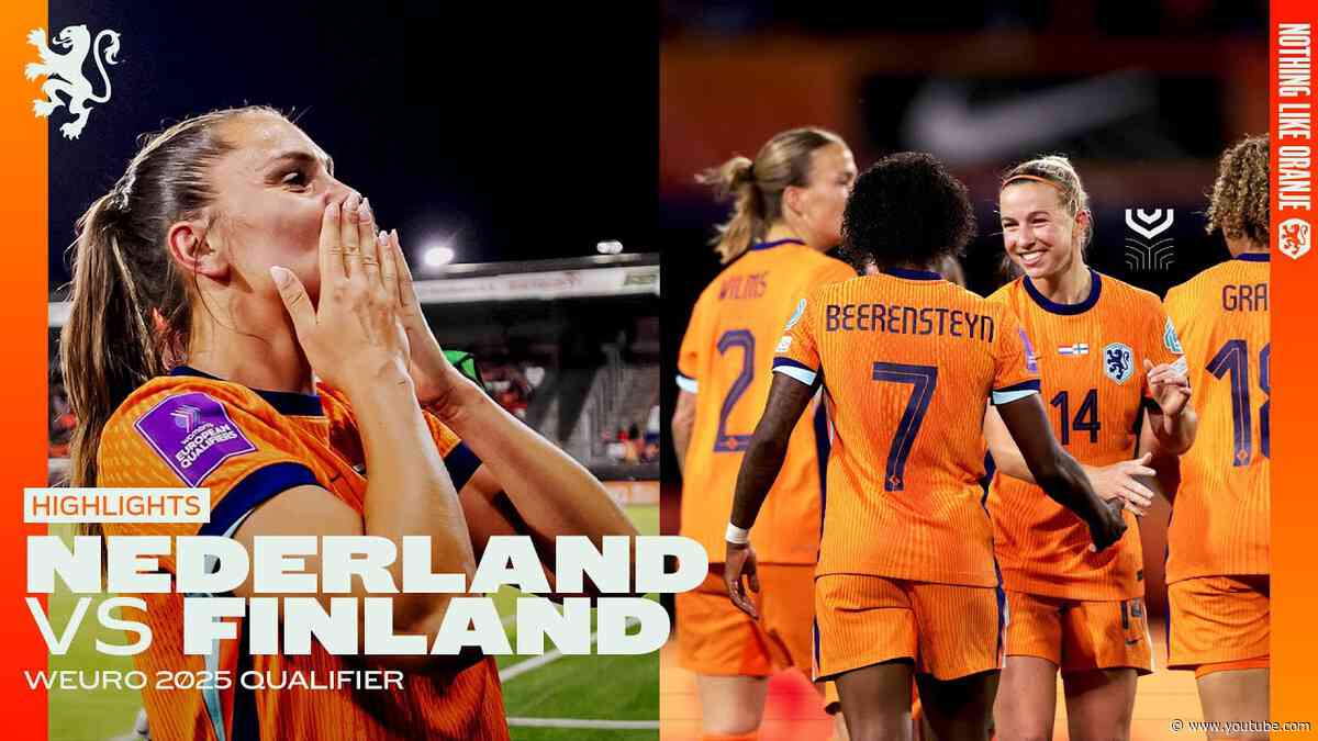 Important win 📈, debut De Jong 🌟 & Lieke's final home game! 🧡 | Highlights Nederland - Finland